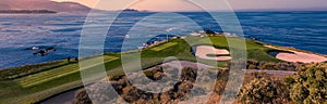 Pebble Beach golf course, Monterey, California, USA