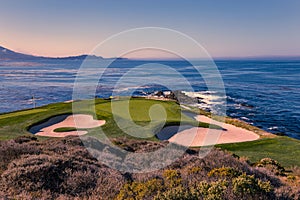 Pebble Beach golf course, Monterey, California, USA