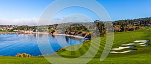 Pebble Beach golf course, Monterey, California, usa