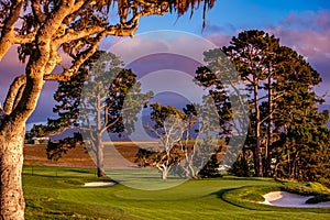 Pebble Beach golf course, Monterey, California, usa