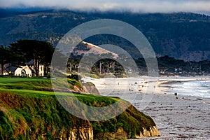 Pebble Beach golf course, Monterey, California, usa