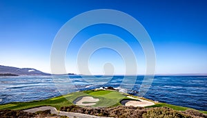 Pebble Beach golf course, Monterey, California, usa photo