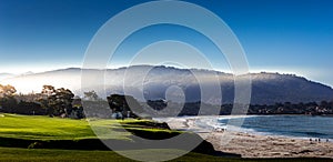 Pebble Beach golf course, Monterey, California, usa