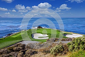 Pebble Beach golf course, Monterey, California, USA