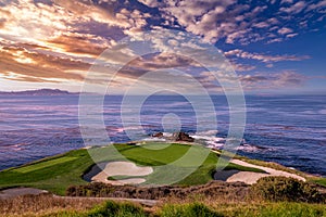 Pebble Beach golf course, Monterey, California, USA