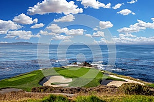 Pebble Beach golf course, Monterey, California, USA