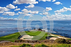 Pebble Beach golf course, Monterey, California, USA