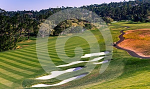 Pebble Beach golf course, Monterey, California, USA