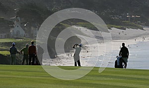 Pebble beach golf links, calif photo