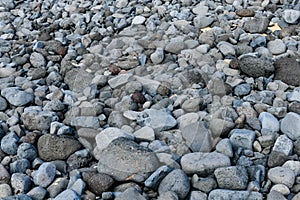 pebble beach on the island of fuerteventura