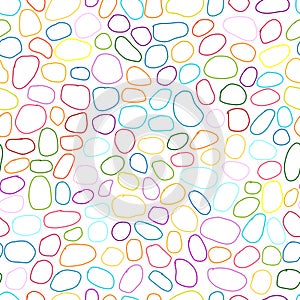 Pebble colorful background, seamless pattern for your design