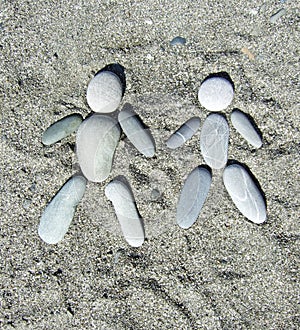 Pebble couple