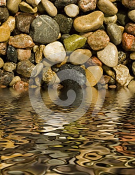 Pebble detail background