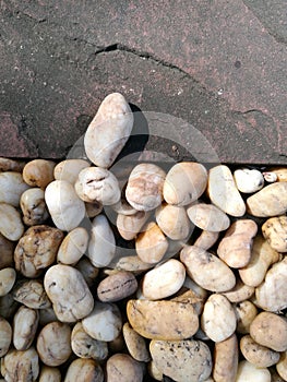 Pebble and flagstone background