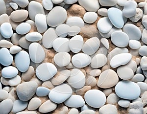 Pebble Mosaic: Nature\'s Artwork in Sand