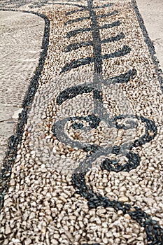 Pebble path, topkapi Palace, Istanbul, Turkey