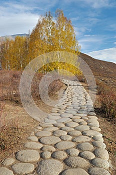 Pebble Pavement