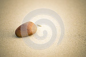 Pebble and sand