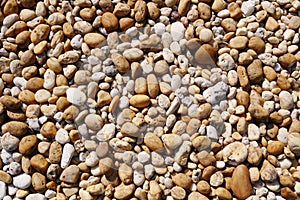 Pebble stone background nature beauty.