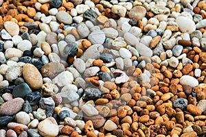 Pebble stone background photo