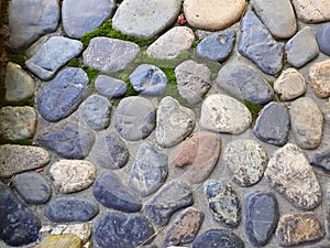 Pebble texture floor background