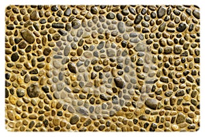 Pebble wall texture