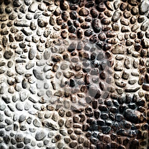 Pebble wall texture