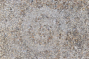 Pebble wall texture close up for background