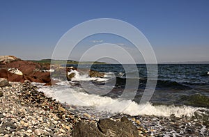 Pebbled beach, Isle of Bute photo