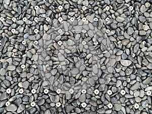 Pebbles are background