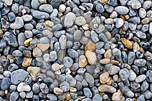 Pebbles on a beach of the Coast of Alabaster