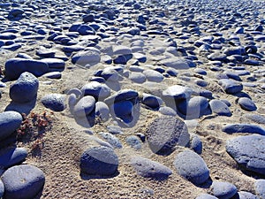 Pebbles on the beach, November