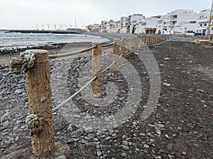 Pebbles on a beach in Pozo Izquierdo on Gran Canaria photo