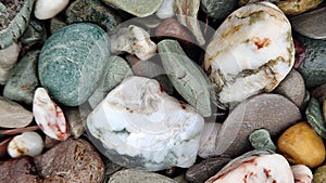 Pebbles on a Cornish beach