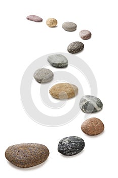 Pebbles in a Line