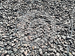 Pebbles in the molds