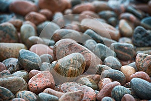 Pebbles at shore