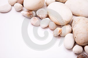 Pebbles stone frame border