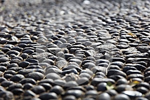 Pebbles stone road backdrop