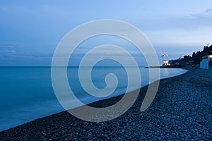 Pebbly beach