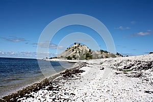 Pebbly beach