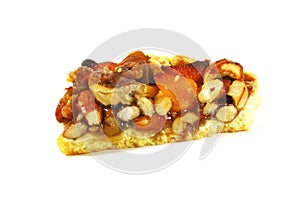 Pecan Pie With Assorted Nuts and Caramel