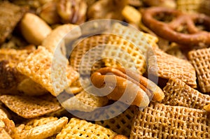 Pecan Snack Mix Background