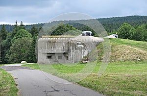 Pechotni srub na Holem - stronghold from 2nd World War in Orlicke hory mountains