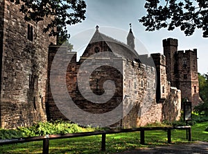 Peckforton Castle in the Cheshire village of Peckforton.