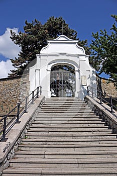 Pecs cemetery entrance Hungary