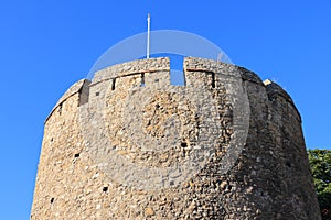 Pecs city walls, Hungary