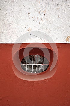 Peculiar Rounded window in Guanajuato Mexico photo