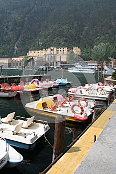 Pedalos in Harbor.