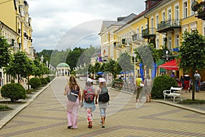 Peších oblasť v malé 